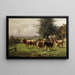 Troupeau de vaches près de Dachau - Adolf Chelius — indrammet kunstværk på væggen