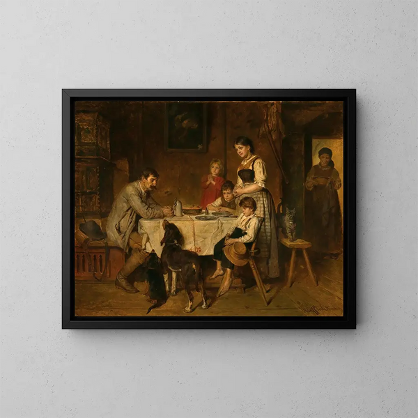 La Grâce - Adolf Eberle — indrammet kunstværk på væggen