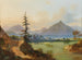 Lac i et bjerglandskab - Adolf Heinrich Lier — visning af kunstværket
