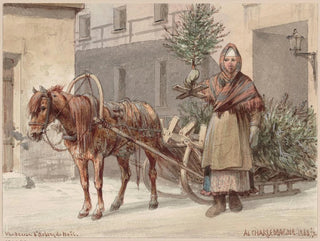 Adolf Jossifowitsch Charlemagne - Christmas Tree Saleswoman.webp