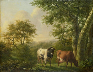 Adolf Karel Maximiliaan Engel - Landscape with Cattle.webp
