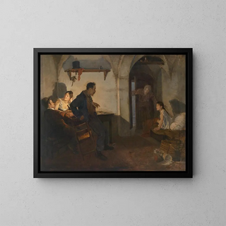 Adolf Karpellus - Lndliche Interieurszene.webp