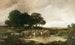 Moutons dans un paysage pluvieux - Adolf Kaufmann — visning af kunstværket