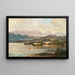 Château Orth à Gmunden - Adolf Obermüllner — indrammet kunstværk på væggen