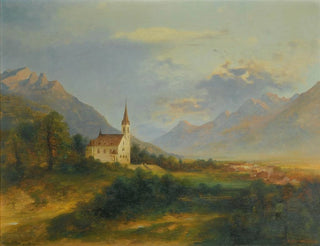 Adolf Obermllner - The New Parish Church In Schaan.webp