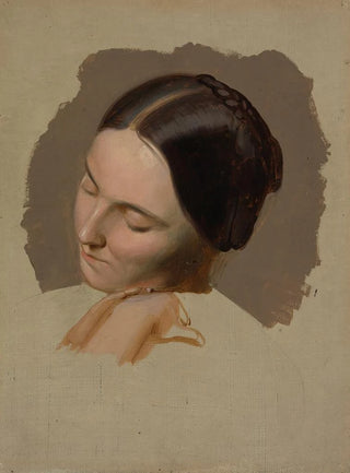 Adolf Schrdter - Bildnisstudie eines Frauenkopfes.webp