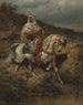 Arabisk maleri monteret - Adolf Schreyer — visning af kunstværket