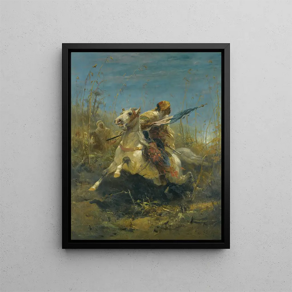 Adolf Schreyer - The Pursuit.webp