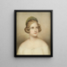 Jenny Lind sangerinde 1820-1887 - Adolf Theer — indrammet kunstværk på væggen