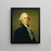 George Washington - Adolf Ulrik Wertmüller — indrammet kunstværk på væggen