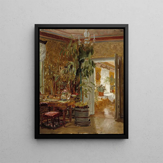 Adolf Von Becker - Interior From The Hallonblads Home Hympl Manor.webp