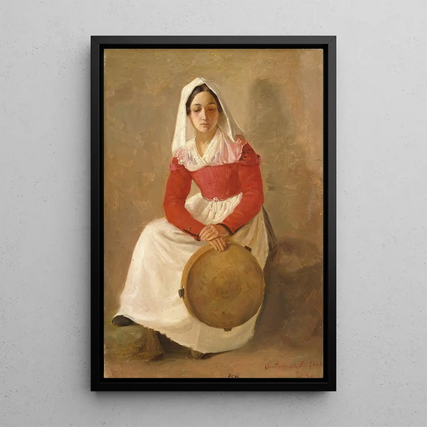 Adolph Tidemand - A women named Anunziata in Subiaco.webp