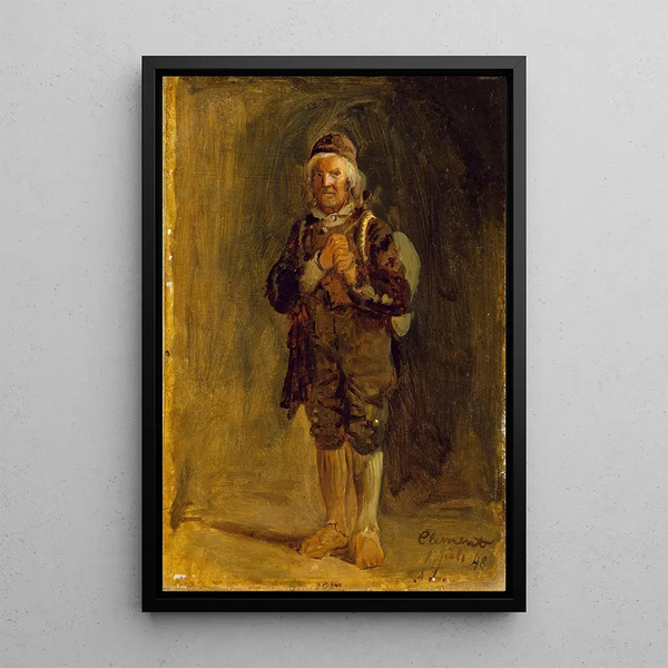 Reproduktion af maleriet Clement Ringnes de Sigdal - Adolph Tidemand