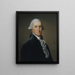 George Washington - Adolph Ulrich Wertmüller — indrammet kunstværk på væggen