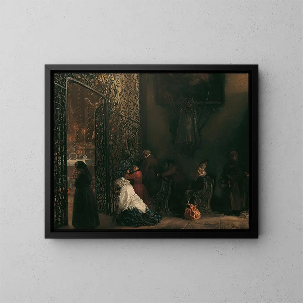 Frise - Adolph von Menzel — indrammet kunstværk på væggen