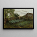 Le Jardin arrière - Adolph von Menzel — indrammet kunstværk på væggen