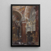 Indendørs af kirken Saint-Jacques i Innsbruck - Adolph von Menzel — indrammet kunstværk på væggen