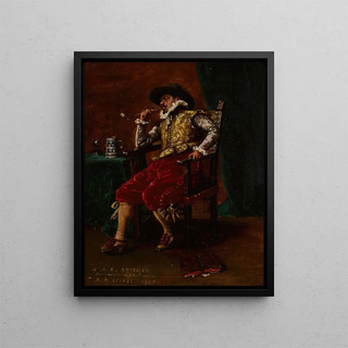 AdolpheAlexandre Lesrel - Cavalier Smoking.webp