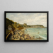 Vue de Scarborough - Adolphe Behrens — indrammet kunstværk på væggen