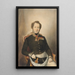 Reproduktion af maleriet Portrait af en officer - Adolphe Finck