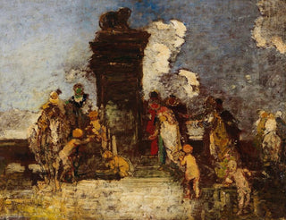 Adolphe Monticelli - Fte Champetre La Fontaine de Jouvence.webp