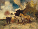 Les Trois Chevaux - Adolphe Monticelli — visning af kunstværket