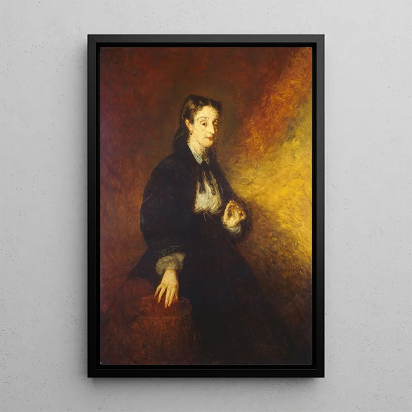 Reproduktion af maleriet Madame Cahen - Adolphe Monticelli