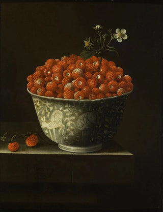 Adriaen Coorte - Wild Strawberries in a Wan Li Bowl.webp