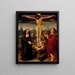 La crucifixion - Adriaen Isenbrandt — indrammet kunstværk på væggen