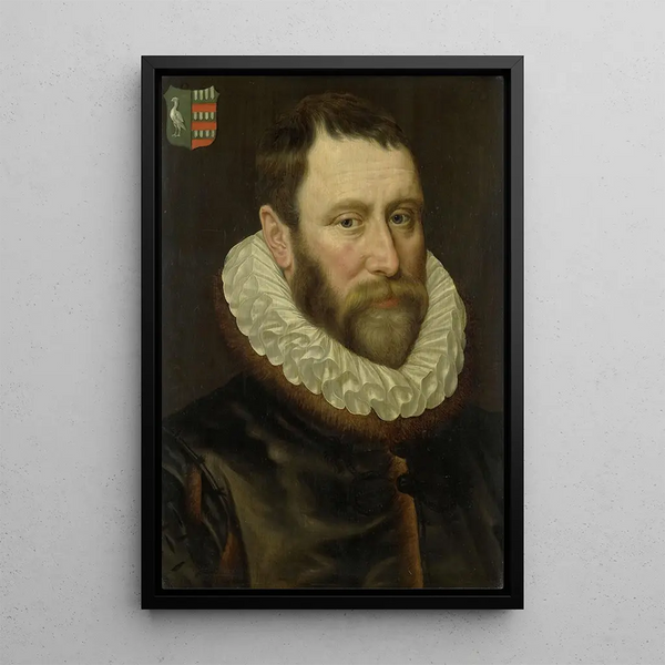 Reproduktion af maleriet Portrait af Jacob Bas Claesz 1536-1589 - Adriaen Thomasz Key