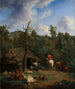 La cabane - Adriaen van de Velde — visning af kunstværket