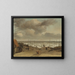 Vue des dunes sur la mer - Adriaen van de Velde — indrammet kunstværk på væggen