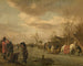 Vinterglæder - Adriaen van de Velde — visning af kunstværket