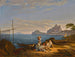La baie de Naples, Capri au-delà - Adrian Ludwig Richter — visning af kunstværket