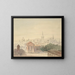 Vue de Milan - Adrian Ludwig Richter — indrammet kunstværk på væggen