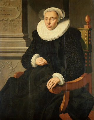 Aert Pietersz - Portrait of Elisabeth van Cronenburgh.webp