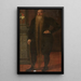 Portrait af Pieter Dircksz dit Longue Barbe, medlem af Rådets for Orphelinkammeret i Edam - Aert Pietersz — indrammet kunstværk på væggen