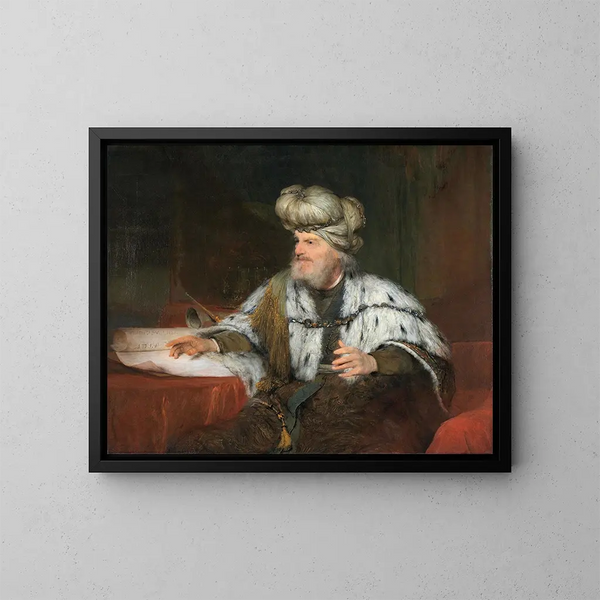 Konge David - Aert de Gelder — indrammet kunstværk på væggen