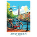 Plakat Amsterdam Vintage