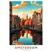 Plakat Amsterdam efterår