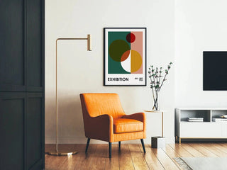 Affiche Bauhaus - Cercles Croisés