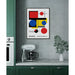 Plakat Bauhaus - Farverige Geometriske Former