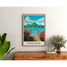 Plakat Bora-Bora Fransk Polynesien Vintage