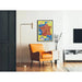 Plakat Kort over Frankrig Vintage