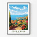 Plakat Èze Côte d'Azur Vintage