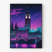 London Cyberpunk plakat — vægpræsentation af kunstværket