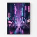 Plakat Cyberpunk af Tokyo — vægpræsentation af kunstværket