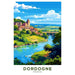 Plakat Dordogne Vintage