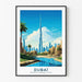 Plakat Dubai Vintage