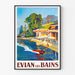 Plakat Evian les Bains Vintage